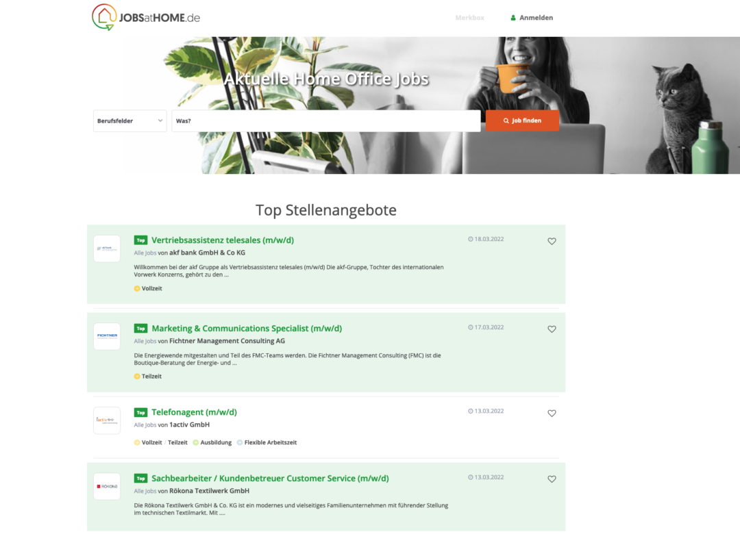 Wo findet man die besten Home Office Jobs? ONLINE KARRIERE Karriereblog